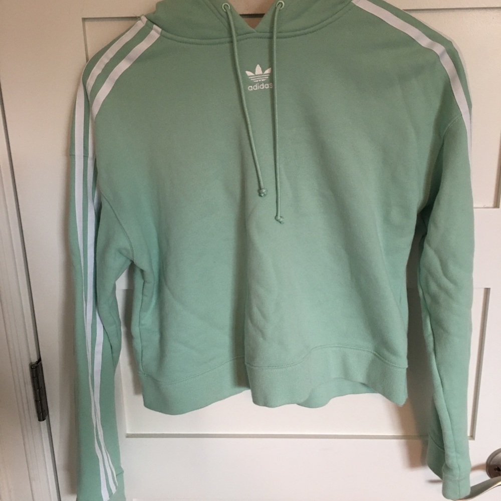 Adidas cropped hoodie, like new